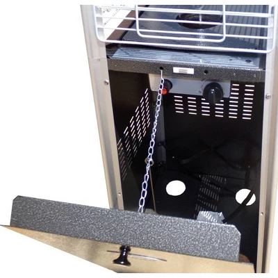 Glass Tube Outdoor Patio Heater Hammered Silver - AZ Patio Heaters 2 Glass Tube Outdoor Patio Heater Hammered Silver - AZ Patio Heaters - Image 2