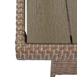 4pc Outdoor Wicker Conversation Set With Cushions - Beige - GODEER -Deals Patio Elegance Store GUEST 1e90c185 b3e2 441f b9e9 81b99ac3c762