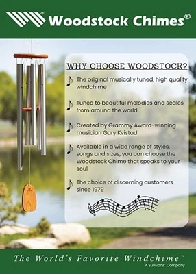 Woodstock Wind Chimes Encore Collection, Chimes Of Earth, 37'', Wind Chimes For Outdoor, Patio, Home Or Garden Decor 9 Woodstock Wind Chimes Encore Collection, Chimes Of Earth, 37'', Wind Chimes For Outdoor, Patio, Home Or Garden Decor - Image 9
