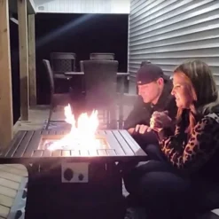 5pc Patio Dining Set With Steel Fire Pit Table & 360 Swivel Chairs - Captiva Designs -Deals Patio Elegance Store GUEST 1f438e3a 50fd 4a14 9e78 a7e626f5da9f