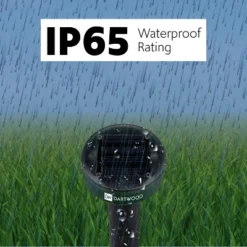 Dartwood Outdoor Solar Ultrasonic Pest And Mole Repellent For Groundhogs, Rats, Mice, Snakes In Your Gardens, Lawns And Yards (2 Pack) -Deals Patio Elegance Store GUEST 20bea68e 063f 4880 85b5 c47581e9f5e9