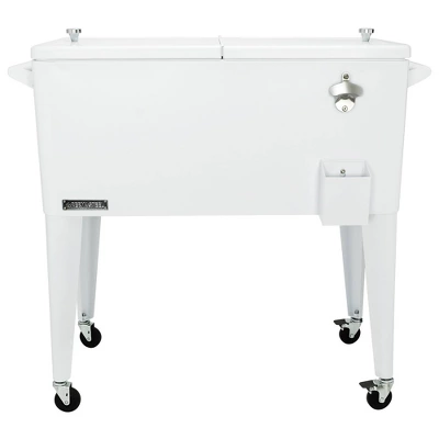 80qt Portable Rolling Patio Cooler - Permasteel 19 80qt Portable Rolling Patio Cooler - Permasteel - Image 19