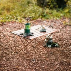 Alpcour Compact Folding Camping Table - Lightweight Aluminum Portable Side Table -Deals Patio Elegance Store GUEST 22200502 22f6 42a7 8de8 302adb487b8e