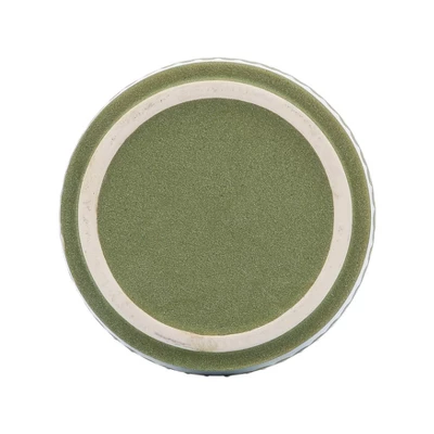 Sagebrook Home Zig-Zag Ceramic Planter With Saucer 4 Sagebrook Home Zig-Zag Ceramic Planter With Saucer - Image 4