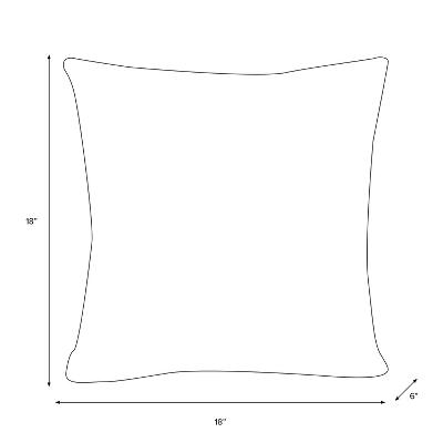 18" X 18" Outdoor Decorative Throw Pillow Dash - Skyline Furniture 4 18" X 18" Outdoor Decorative Throw Pillow Dash - Skyline Furniture - Image 4