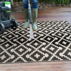 World Rug Gallery Trellis Geometric Reversible Plastic Outdoor Rugs 20 World Rug Gallery Trellis Geometric Reversible Plastic Outdoor Rugs -Deals Patio Elegance Store GUEST 26283481 67ce 40c7 877d b317b84514fa