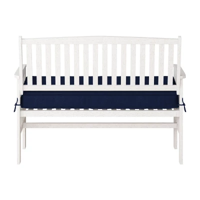 Outdoor Bench - Whitewash - CorLiving 6 Outdoor Bench - Whitewash - CorLiving - Image 6