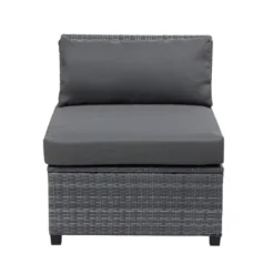 8pc Wicker Patio Conversation Set With Cushions - Gray - GODEER 23 8pc Wicker Patio Conversation Set With Cushions - Gray - GODEER -Deals Patio Elegance Store GUEST 27648708 fd7c 4eee aceb cfaa0d528472