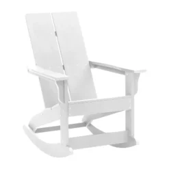 Merrick Lane Wellington 3 Piece Patio Furniture Set Includes All-Weather UV Treated Adirondack Rocking Chairs And Side Table -Deals Patio Elegance Store GUEST 27c17ce1 5df2 48a6 b6eb 574efe0595fd