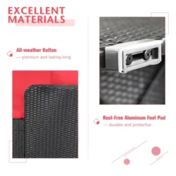 Tangkula Patio Rattan Daybed With 4 Pillows Cushioned Sofa For Outdoor 19 Tangkula Patio Rattan Daybed With 4 Pillows Cushioned Sofa For Outdoor -Deals Patio Elegance Store GUEST 2804119a 38b1 4cbc 97bc c197ee1a4546