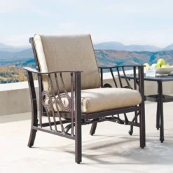 5pc Set With 42" Square Outdoor Aluminum Fire Table & Four Chairs - Oakland Living -Deals Patio Elegance Store GUEST 287cdae4 ffd1 4839 94f4 4ac980666649