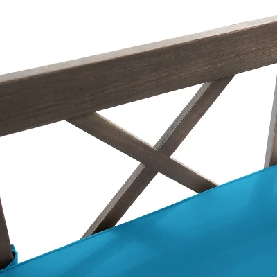 Ottavio Outdoor Acacia Wood Expandable Daybed With Cushions - Dark Teal/Gray - Christopher Knight Home 8 Ottavio Outdoor Acacia Wood Expandable Daybed With Cushions - Dark Teal/Gray - Christopher Knight Home - Image 8