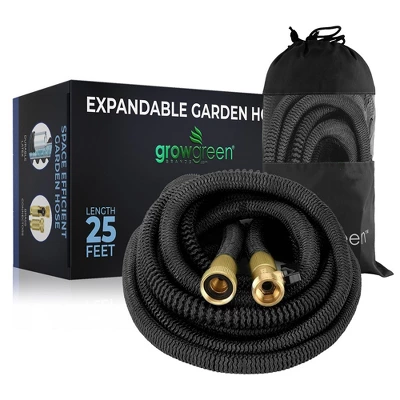 Growgreen Garden Hose With Storage Sack, Expandable Garden Hose, Flexible And Lightweight, Durable Double Latex Core, Solid Brass Connectors 8 Growgreen Garden Hose With Storage Sack, Expandable Garden Hose, Flexible And Lightweight, Durable Double Latex Core, Solid Brass Connectors - Image 8