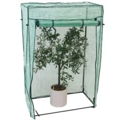 Sunnydaze Decor Sunnydaze Outdoor Deluxe Portable Large Potted Plant And Starter Tomato Plant Greenhouse With Roll-Up Door - Green -Deals Patio Elegance Store GUEST 2c4df528 ad3b 46ad a9ab 5a315e6baa8e