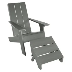 Italica 2pc Modern Adirondack Chair And Folding Ottoman - Highwood 11 Italica 2pc Modern Adirondack Chair And Folding Ottoman - Highwood -Deals Patio Elegance Store GUEST 2ca6d951 7e87 4882 86e7 d4aa12f24384