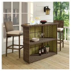 Bradenton Outdoor Wicker Bar - Crosley 6 Bradenton Outdoor Wicker Bar - Crosley -Deals Patio Elegance Store GUEST 2cc7b1e9 f2ac 4d3e bd26 44187073d2a6