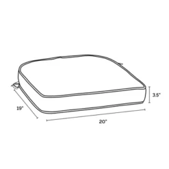 ProFoam Outdoor Rounded Back Seat Cushion - Arden Selections 21 ProFoam Outdoor Rounded Back Seat Cushion - Arden Selections -Deals Patio Elegance Store GUEST 2d42092b abce 4ef0 9d66 6d10c7ba3d24