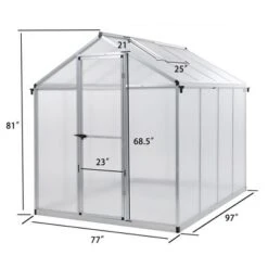 AOODOR Walk-in Greenhouse Polycarbonate Panel Hobby GreenhousesGarden 15 AOODOR Walk-in Greenhouse Polycarbonate Panel Hobby GreenhousesGarden -Deals Patio Elegance Store GUEST 2e833417 ba26 439f 9735 64e8d651ad0c