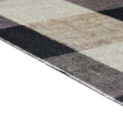 6' X 8' Gingham Outdoor Rug Black/Taupe - Foss Floors -Deals Patio Elegance Store GUEST 2e9bccb4 bd1e 4e49 a28e eb66307ed131