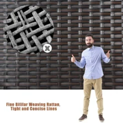 Tangkula 8PCS Conversation Wicker Set Patio Rattan Table&Cushioned Chair 12 Tangkula 8PCS Conversation Wicker Set Patio Rattan Table&Cushioned Chair -Deals Patio Elegance Store GUEST 2eac4109 b446 4fff 98da ae227972a1d0