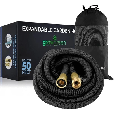 Growgreen Garden Hose With Storage Sack, Expandable Garden Hose, Flexible And Lightweight, Durable Double Latex Core, Solid Brass Connectors 7 Growgreen Garden Hose With Storage Sack, Expandable Garden Hose, Flexible And Lightweight, Durable Double Latex Core, Solid Brass Connectors - Image 7
