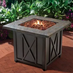 Endless Summer 30 Inch Square 30,000 BTU Liquid Propane Gas Outdoor Fire Pit Table W/ Push Button Ignition, Lava Rock, & Steel Fire Bowl, Bronze 7 Endless Summer 30 Inch Square 30,000 BTU Liquid Propane Gas Outdoor Fire Pit Table W/ Push Button Ignition, Lava Rock, & Steel Fire Bowl, Bronze -Deals Patio Elegance Store GUEST 304264d1 72a7 4ce1 baa0 de27230e63ed