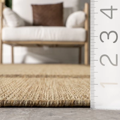 NuLOOM Natasha Casual Stripes Indoor/Outdoor Area Rug 2 NuLOOM Natasha Casual Stripes Indoor/Outdoor Area Rug - Image 2