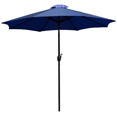 Flash Furniture Kona 9 FT Round Umbrella With 1.5" Diameter Aluminum Pole With Crank And Tilt Function 12 Flash Furniture Kona 9 FT Round Umbrella With 1.5" Diameter Aluminum Pole With Crank And Tilt Function - Image 12