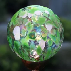 31" Solar Pearlized Glass Honeycomb Finial Resin Garden Stakes Green - Exhart 17 31" Solar Pearlized Glass Honeycomb Finial Resin Garden Stakes Green - Exhart -Deals Patio Elegance Store GUEST 36025630 78a6 42a6 bf93 6707392e9302