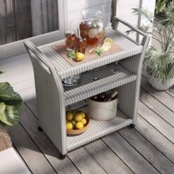 Maksville Outdoor Serving Cart - MiBasics -Deals Patio Elegance Store GUEST 37b4727a 8171 4e5f aa4d e7afb8efa363