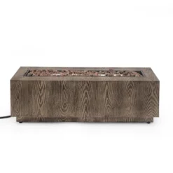 Wellington Outdoor 50000 BTU Rectangular Fire Pit Wood Pattern Brown - Christopher Knight Home 13 Wellington Outdoor 50000 BTU Rectangular Fire Pit Wood Pattern Brown - Christopher Knight Home -Deals Patio Elegance Store GUEST 3af1e72f e5f0 43d0 9f0d d93cb3f7e19c