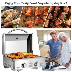 Costway 2 Burner Portable BBQ Table Top Propane Gas Grill Stainless Steel 12 Costway 2 Burner Portable BBQ Table Top Propane Gas Grill Stainless Steel -Deals Patio Elegance Store GUEST 3b330895 16ab 46d4 ab98 23c59a0cc037