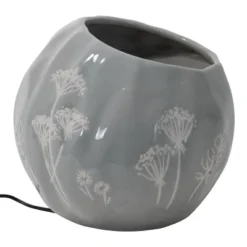 Multicolor Wildflower Ceramic Indoor Water Fountain With Pump - Foreside Home & Garden
