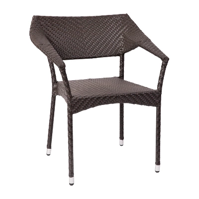 Flash Furniture Jace Commercial Grade Stacking Patio Chair, All Weather PE Rattan Wicker Patio Dining Chair 12 Flash Furniture Jace Commercial Grade Stacking Patio Chair, All Weather PE Rattan Wicker Patio Dining Chair - Image 12