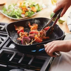 Anolon Advanced Home 11" Deep Square Grill Pan With Pour Spouts Onyx -Deals Patio Elegance Store GUEST 3c2f4cc5 32c2 46e7 aed1 c94a02f9c00e