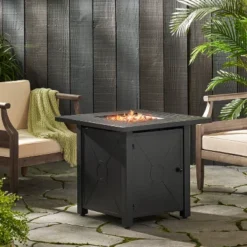 Elwick Outdoor 40000 BTU Iron Square Fire Pit Black - Christopher Knight Home 11 Elwick Outdoor 40000 BTU Iron Square Fire Pit Black - Christopher Knight Home -Deals Patio Elegance Store GUEST 3dc61d97 ae48 4006 8688 f5664e8d534f