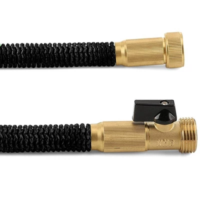 Growgreen Garden Hose With Storage Sack, Expandable Garden Hose, Flexible And Lightweight, Durable Double Latex Core, Solid Brass Connectors 2 Growgreen Garden Hose With Storage Sack, Expandable Garden Hose, Flexible And Lightweight, Durable Double Latex Core, Solid Brass Connectors - Image 2