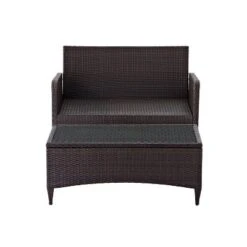 Kiawah 2pc Wicker Patio Seating Set - Blue - Crosley -Deals Patio Elegance Store GUEST 3f4cfde8 aee5 498e bea8 5e5d8c91eb9e