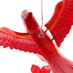 9.25" Plastic And Metal Solar Cardinal Fluttering Wings Wind Chime Red - Exhart -Deals Patio Elegance Store GUEST 3fa6c9bf e49e 4184 8bc2 5ec6e1388a7c
