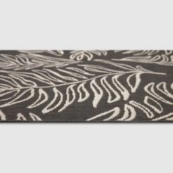 9' X 12' Leaves Outdoor Rug Black - Project 62™ -Deals Patio Elegance Store GUEST 4077f567 998f 4774 99da 2e86afea604e