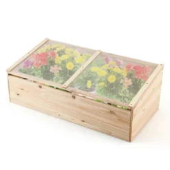 Costway Wooden Cold Frame Greenhouse Flower Planter Raised Plants Bed Protection 17 Costway Wooden Cold Frame Greenhouse Flower Planter Raised Plants Bed Protection -Deals Patio Elegance Store GUEST 408e2b1a 0652 4eca a5e2 936af27f6581