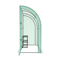 Costway 7'x 3.5'x 7' Lean-to Greenhouse Portable Wall House With Green PE Cover And Shelf -Deals Patio Elegance Store GUEST 4134ac79 7d81 44f2 bd63 7095ffdfb52b