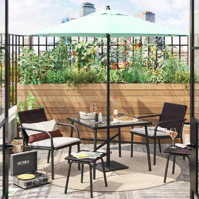 Round Braided Outdoor Rug - Threshold™ 1 Round Braided Outdoor Rug - Threshold™