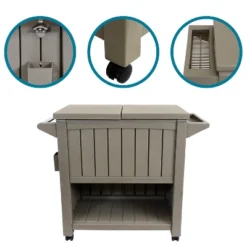 Sunnydaze Decor Sunnydaze Rolling Patio Serving Cart With Prep Table, Cooler And Storage 19 Sunnydaze Decor Sunnydaze Rolling Patio Serving Cart With Prep Table, Cooler And Storage -Deals Patio Elegance Store GUEST 431678d2 348c 4f9d bc30 3e4daa084c39