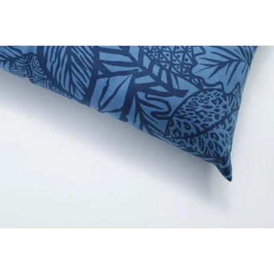 Outdoor/Indoor Tufted Seat Cushions Blue - Pillow Perfect 1 Outdoor/Indoor Tufted Seat Cushions Blue - Pillow Perfect