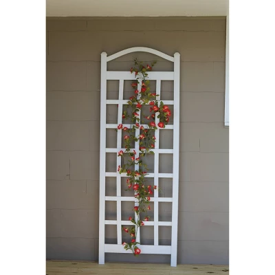 76" Cambridge Vinyl Trellis - White - Dura-Trel 2 76" Cambridge Vinyl Trellis - White - Dura-Trel - Image 2