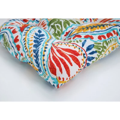 Ummi 2-Piece Outdoor Wicker Seat Cushion Set - Pillow Perfect 1 Ummi 2-Piece Outdoor Wicker Seat Cushion Set - Pillow Perfect