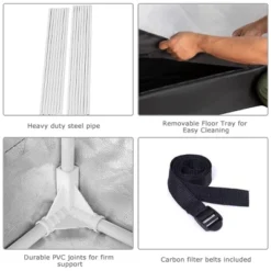 48''x24''x60'' Mylar Indoor Grow Tent Room Reflective Hydroponic Garden Growing 12 48''x24''x60'' Mylar Indoor Grow Tent Room Reflective Hydroponic Garden Growing -Deals Patio Elegance Store GUEST 47408817 e299 41b2 8d38 a3cc0e407ed9