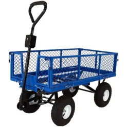 Sunnydaze Decor Sunnydaze Outdoor Lawn And Garden Heavy-Duty Durable Steel Mesh Utility Dump Wagon Cart With Removable Sides -Deals Patio Elegance Store GUEST 47b920d0 9726 4fc2 ada2 23ff0244062d