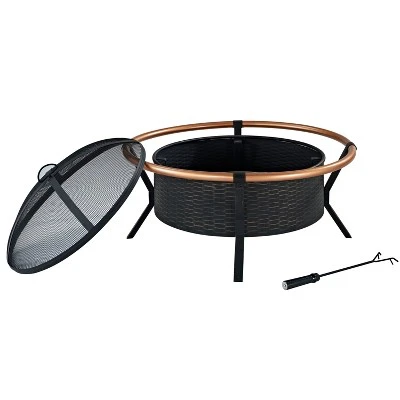 Yuma Fire Pit - Black - Crosley 3 Yuma Fire Pit - Black - Crosley - Image 3